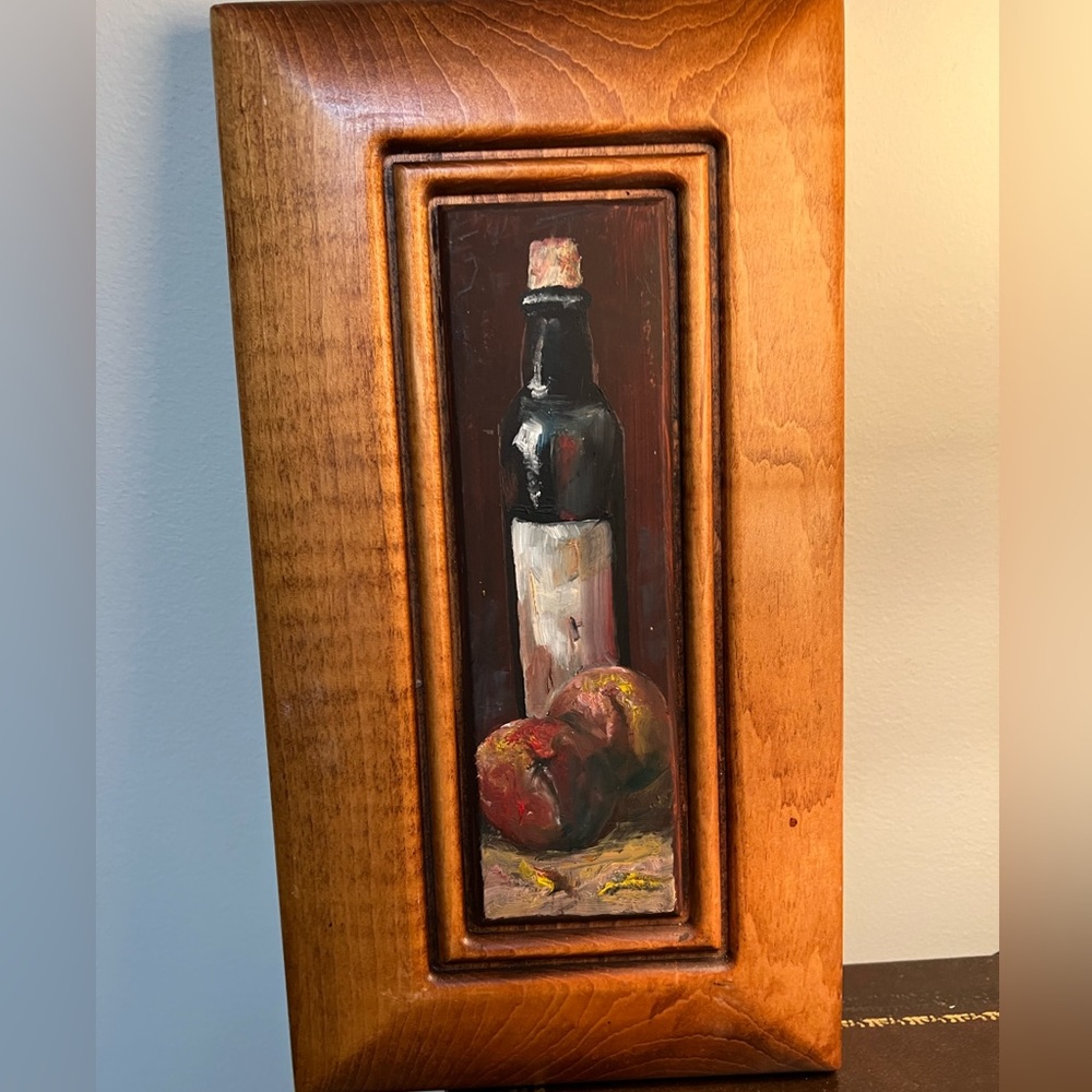 Kitchen Art (Oil and fruit)